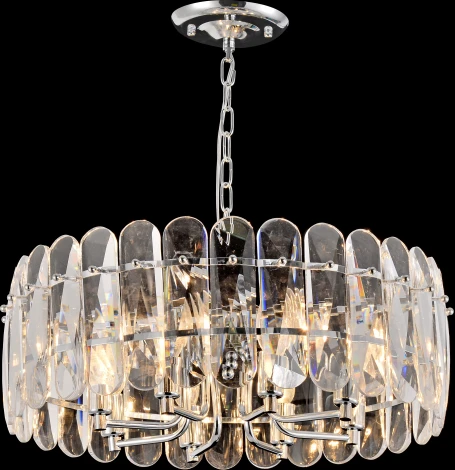 Подвесная люстра хрустальная Rivoli Jade 1045-308 (220V, на цепи)