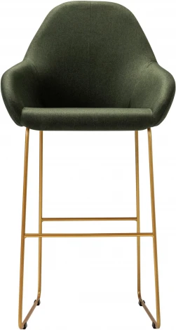 Кресло Бар. Kent темно-зеленый/Линк золото R-Home арт.410219121h_ТмЗел_золото_БАР