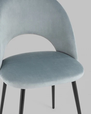 Стул Stool Group Меган NEW велюр с ромбами серый УТ000035475