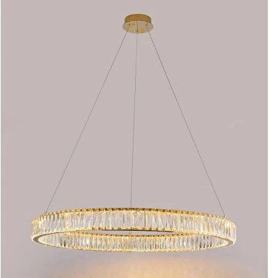 Подвесной светодиодный светильник Newport 8240 8240N/80 gold (220V, на тросе, кольцо)