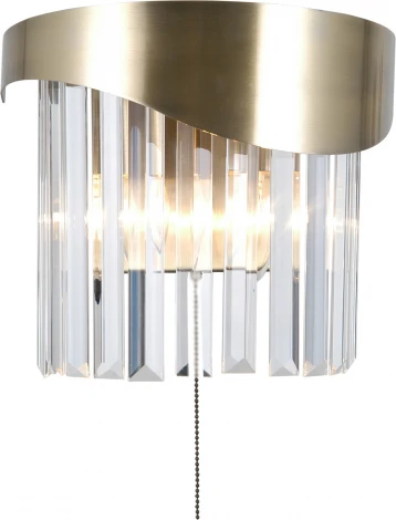Бра хрустальное с выключателем Moderli Wave V10765-2W (220V)