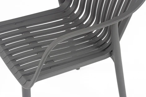 "Мохито" стул пластиковый, цвет темно-серый 4SIS 203131 D-grey