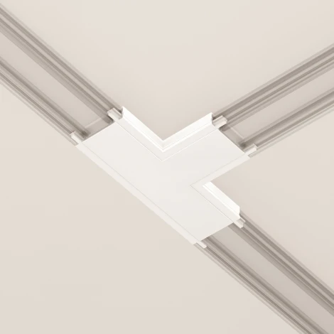 Коннектор питания T-образный Radity белый (магнитный) Maytoni Technical TRA084CT-11W
