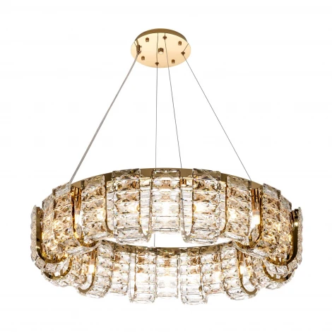 Подвесная люстра хрустальная Modelux MODELUX ML.755.24 GD