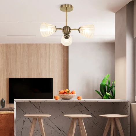 Потолочная люстра на штанге Arte Milano Napoli-320107 320107/3 AB (220V)