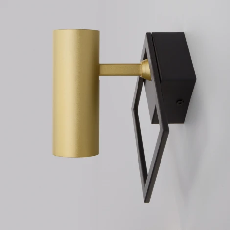 Спот Eurosvet Turro 20091/1 LED черный/ золото (220V)