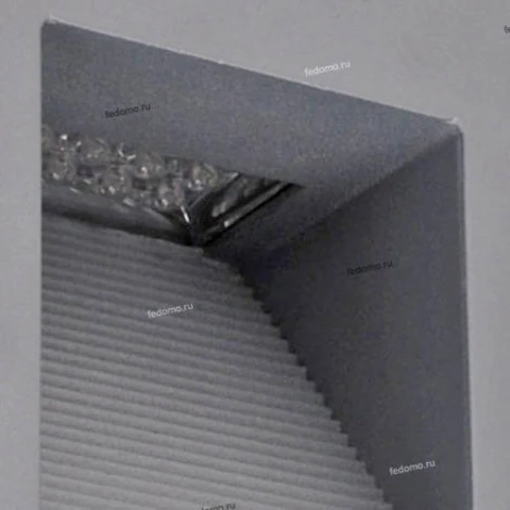 Светильник встраиваемый в стену уличный светодиодный Horoz Kuvars, 1 лампа, серый с синим