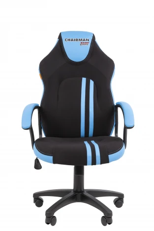 Офисное кресло Chairman game 26 Россия черн.голубой New