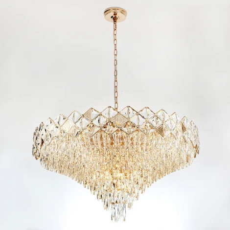 Подвесная люстра хрустальная Modelux MODELUX ML.7555.31 GD