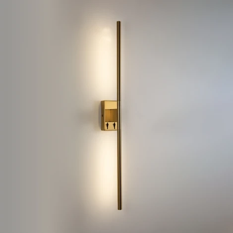 Настенный светильник Arte Lamp Lines A2029AP-1PB (LED, 220V, выключатель, круглые)