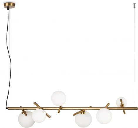 Подвесной светильник Freya Blossom FR5259PL-06BS (220V, на тросе, шарики)
