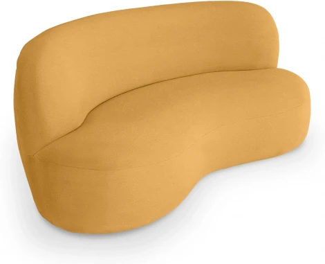 Диван Patti 1900 ОГОГО (арт.853232), (Мех/Светло-коричневый)