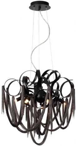 Подвесная люстра Odeon Light Chainy 5067/6 черный/металл/металл G9 6*40W (220V, на тросе)