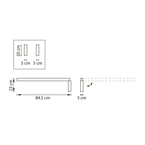 Настенный светильник светодиодный Lightstar Dive 740547