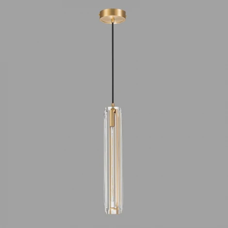 Подвесной светильник Belfast Gibson 6133-1 BR CL (220V, на проводе, круглые)