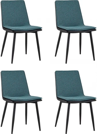 Стул Юта синий 4 шт Stool Group арт.УТ000037581