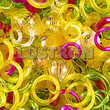 Подвесная люстра Osgona Artglass 890106