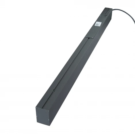 Подвесной светодиодный светильник линейный 4000K алюминий/черный Uniel ULO-K10D 52W/4000K/L120/H IP40 BLACK