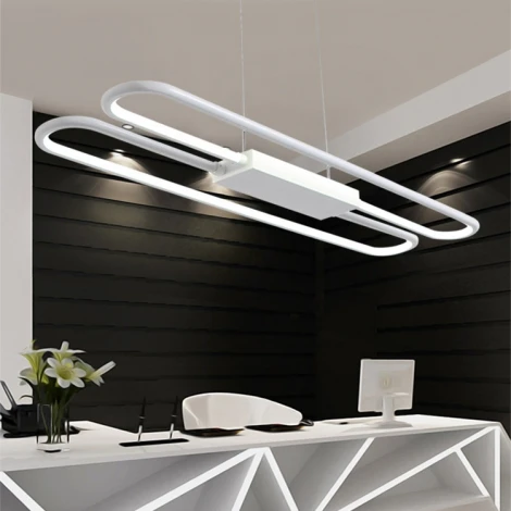 Подвесной линейный светильник светодиодный Moderli Style V2420-PL (220V, на тросе)