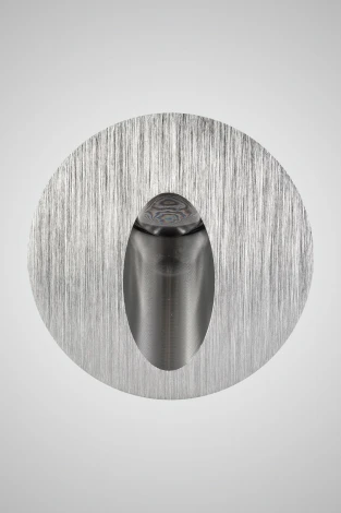 Встраиваемая подсветка ступеней лестницы светодиодная AM Group AM96 AM98LG-3227 AL 3000K (220V, круглые)