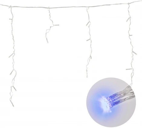 Бахрома светодиодная. 1.8м. 48 светодиодов Синий свет ULD-B1805-048/DTA BLUE IP20 Uniel