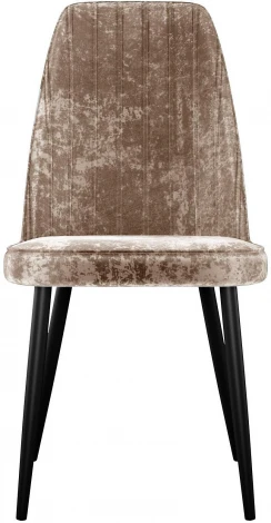 Стул DikLine 326 микровелюр M05 шоколад, ножки черные