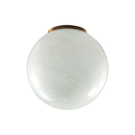 Потолочный светильник Odeon Light Magia 7109/1C бронзовый/белый/стекло/металл IP20 E14 5W 220V