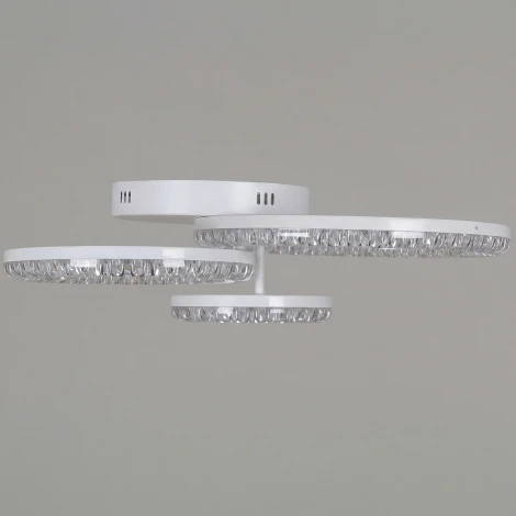 Потолочная люстра светодиодная на штанге с регулировкой цветовой температуры, яркости и ночным режимом Reluce 29847-0.3-03E WH