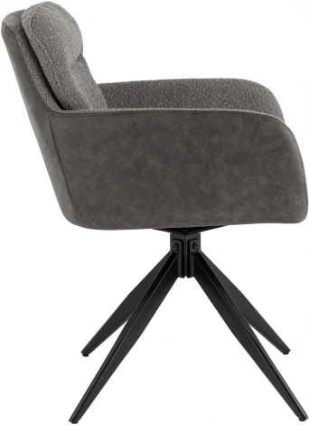 Стул обеденный Stool Group Waldo серый с серой экокожей УТ000037121