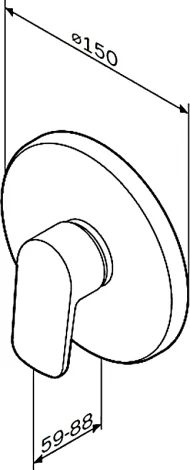 Смеситель Am.Pm Spirit F7075000 для душа