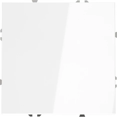 Проходной переключатель одноклавишный (белый глянцевый) Voltum S70 VLS010301