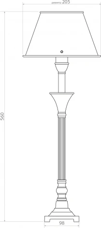 Интерьерная настольная лампа Covali NL-50324 (220V)