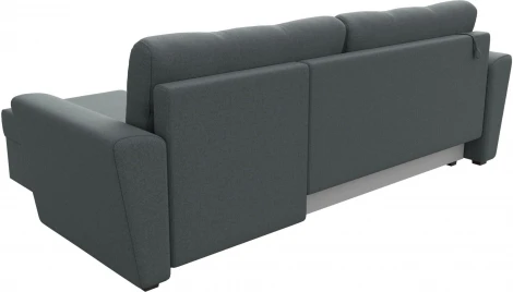 Диван угловой Амстердам Лайт правый угол (Серый/Рогожка) Лига Диванов арт.121169