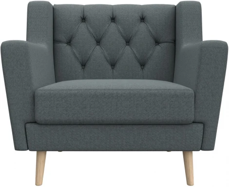 Кресло Брайтон Люкс (Серый/Рогожка) Лига Диванов арт.125039