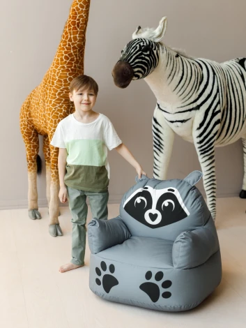 Пуфик Dreambag Енот (Классический+PushUp, L) 3935421