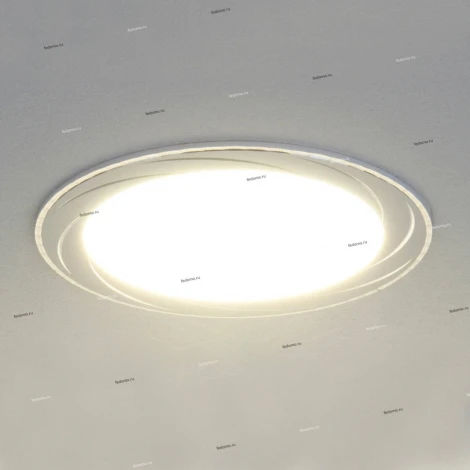 Встраиваемый точечный светильник Elektrostandard DLR004-DLR005-DLR006 DLR004 12W 4200K WH белый