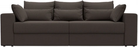 Диван прямой Майами (Коричневый/Рогожка) Лига Диванов арт.121153