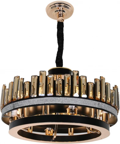 Люстра подвесная Nakuru 2104/12S E14*40W Black/Champagne gold