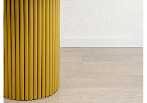 Кухонный стол Notta Барел 90 белый / золото