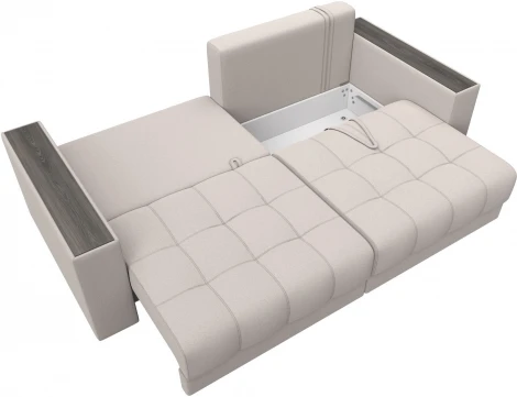 Диван прямой с декором Лига-049 НПБ Лига Диванов (Замша) арт.128412