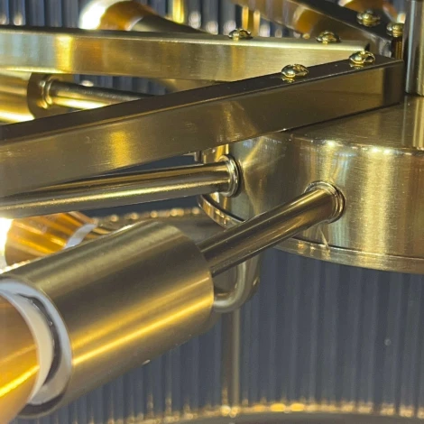 Потолочная люстра ярусная на штанге Rh Marais Round Chandelier D120 By ImperiumLoft 40,2668 (220V)