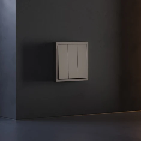 Клавиши для выключателя/переключателя трехклавишного (капучино) Voltum S70 VLS000514