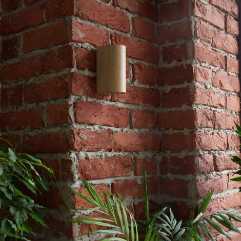 Архитектурная подсветка под две лампы GU10 сосна Uniel UUL-A01S UUL-P52A 2х6W/GU10 IP65 PINE