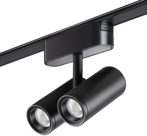 Трековый светильник Novotech Smal 359274 SHINO черный для низковольтного шинопровода IP20 LED 16W 48V 1360Лм 3000К (круглые)
