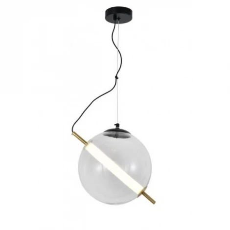 Подвесной светильник AM Group AM497 D250 Transparent color (220V, на тросе, шар)