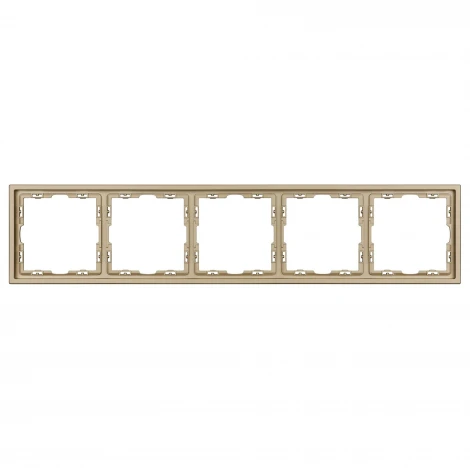 Рамка пластиковая FRM-NOBE-SFPL-5-GD (Arlight) 054229