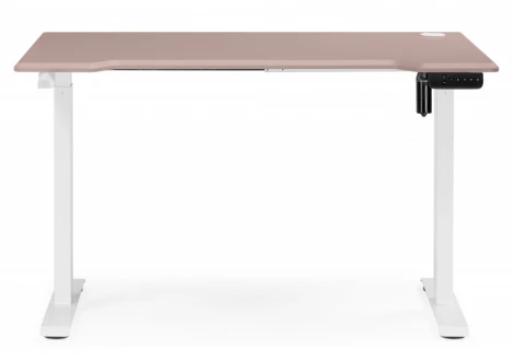 Компьютерный стол Notta Маркос 120х75 розовый / белый