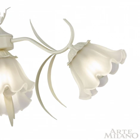 Подвесная люстра Arte Milano Napoli 316066/D680/6 IV (220V, на цепи, цветы, листья)