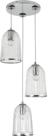 Подвесной светильник (11046/3P Chrome) Indigo Lucido V000482 (220V, на проводе, круглые)