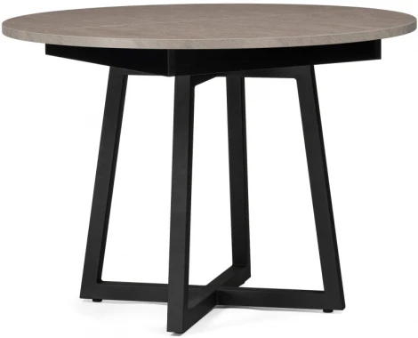 Деревянный стол Woodville Регна черный / бежевый 504218